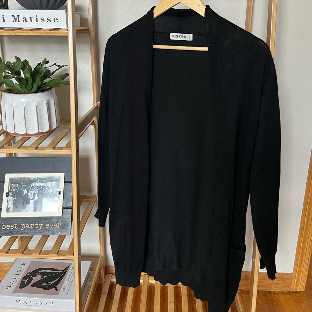 Basic Black Cardigan